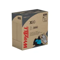 Poetsdoek WypAll X80 Powerclean 426x212mm 80vel dispenserdoos blauw 8295