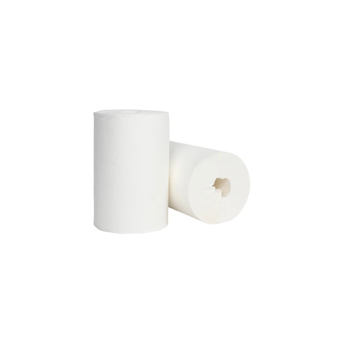 Poetspapier Cleaninq klein 1-laags 12x120m wit