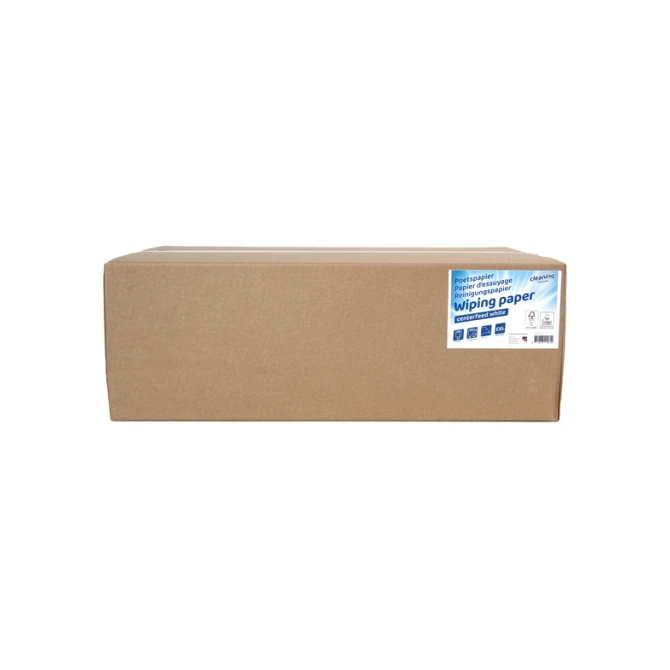 Poetspapier Cleaninq klein 1-laags 12x120m wit