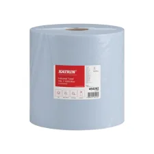 Poetspapier Katrin Industrial extra groot 3-laags 1000 vel blauw 464262