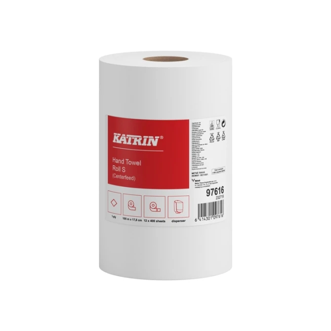 Poetspapier Katrin Plus klein 1-laags 400 vel wit 97616