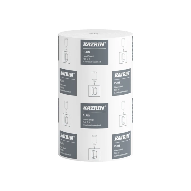 Poetspapier Katrin Plus klein 2-laags 240 vel wit 97494