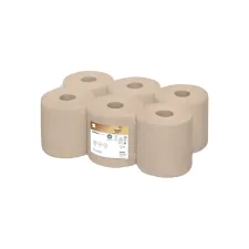 Poetspapier Satino CF1 PureSoft 2-laags 6x150m naturel 314290