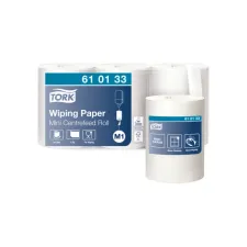 Poetspapier Tork M1 Advanced 1-laags 120m wit 610133
