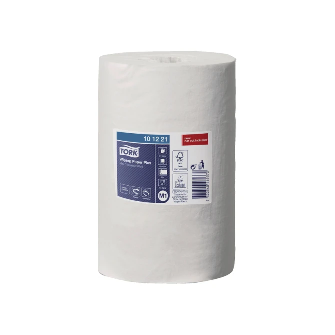 Poetspapier Tork M1 Plus Advanced 2-laags 75m wit 101221