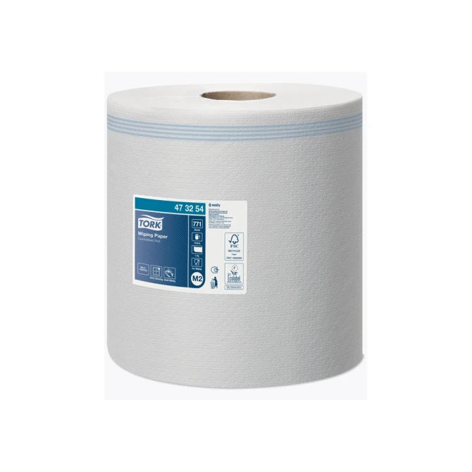 Poetspapier Tork M2 Advanced 1-laags 270m wit 473254