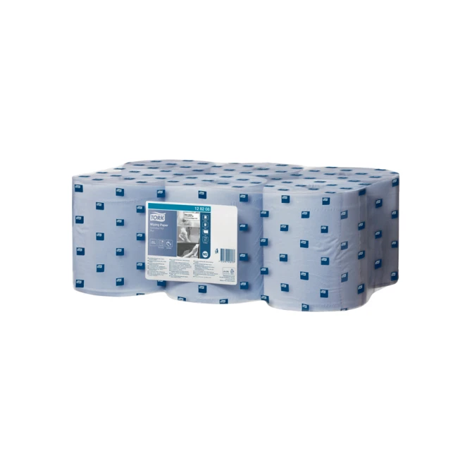 Poetspapier Tork M2 Advanced 1-laags 320m blauw 128208