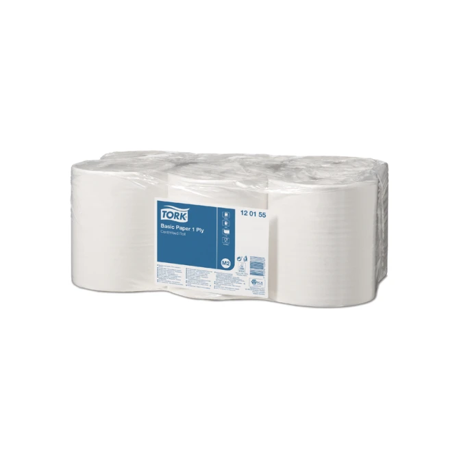 Poetspapier Tork M2 Basic Universal 1-laags 300m wit 120155
