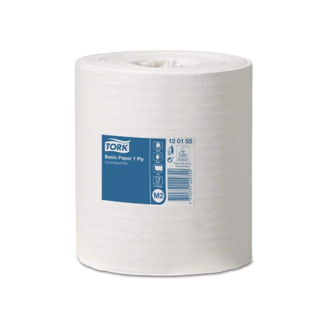 Poetspapier Tork M2 Basic Universal 1-laags 300m wit 120155