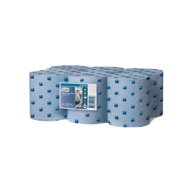 Poetspapier Tork M2 Plus Advanced 2-laags 158m blauw 128207