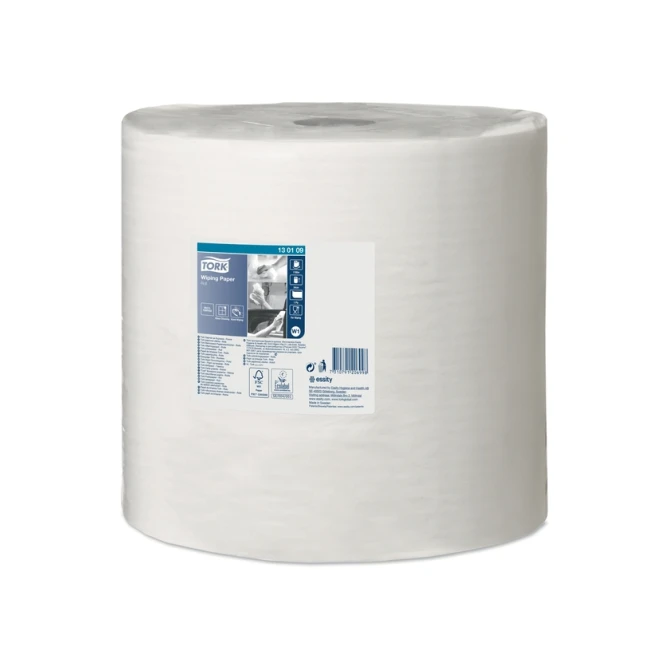 Poetspapier Tork W1 Advanced 1-laags 1180m wit 130109