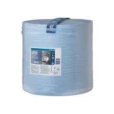 Poetspapier Tork W1 Heavy-Duty Industrial Premium 3-laags 750 vel blauw 130080 Poetspapier Tork W1 Heavy-Duty Industrial Premium 3-laags 750 vel blauw 130080