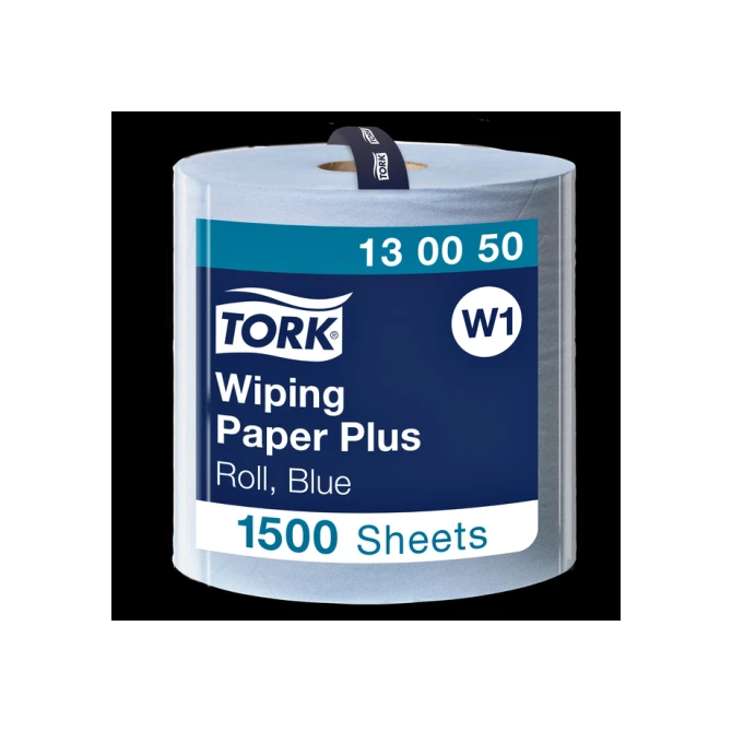 Poetspapier Tork W1 Plus Premium 2-laags 1500 vel blauw 130050