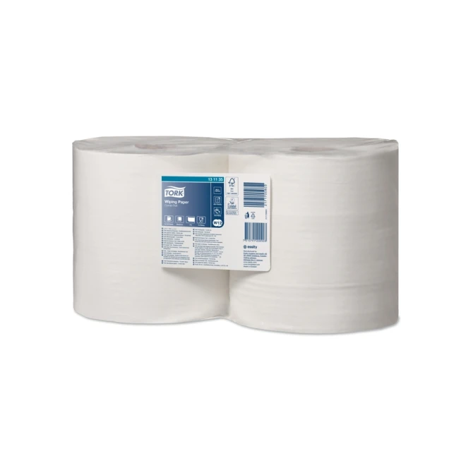 Poetspapier Tork W2 Advanced 1-laags 1150 vel wit 131135