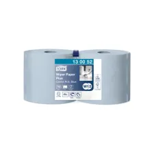Poetspapier Tork W2 Plus Premium 2-laags 750 vel blauw 130052 Poetspapier Tork W2 Plus Premium 2-laags 750 vel blauw 130052