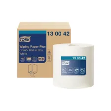Poetspapier Tork W2 Plus Premium 2-laags 750 vel wit 130042