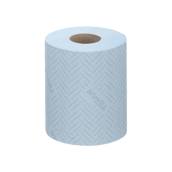 Poetspapier WypAll L10 1-laags 280 vel blauw 6220