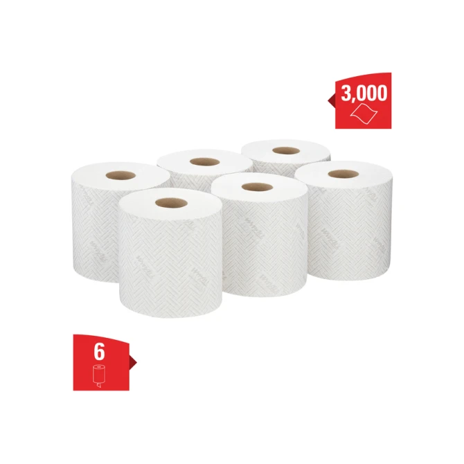 Poetspapier WypAll L10 1-laags 500 vel wit 7406
