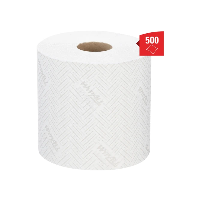 Poetspapier WypAll L10 1-laags 500 vel wit 7406