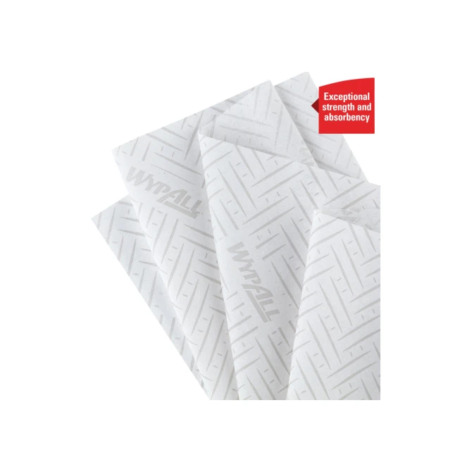 Poetspapier WypAll L10 1-laags 500 vel wit 7406