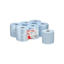 Poetspapier WypAll L10 1-laags 800 vel blauw 7255