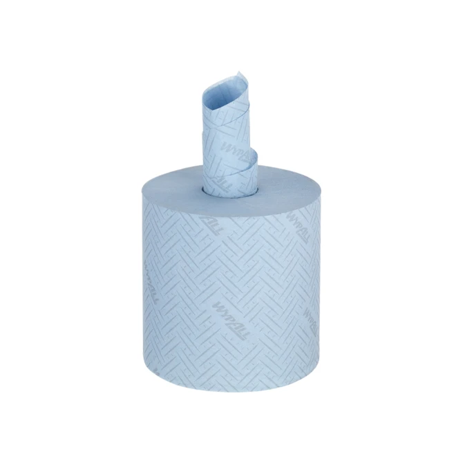 Poetspapier WypAll L10 1-laags 800 vel blauw 7255
