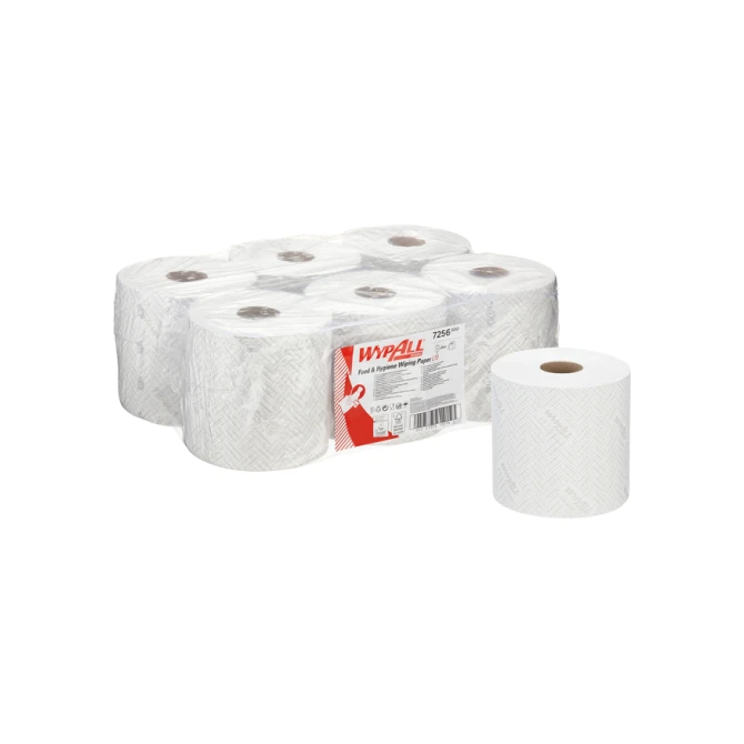 Poetspapier WypAll L10 1-laags 800 vel wit 7256