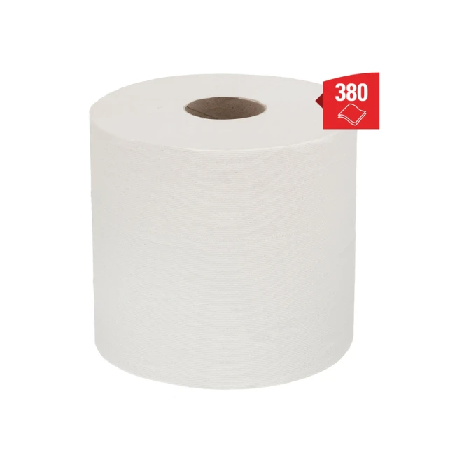 Poetspapier WypAll L20 2-laags 380 vel wit 7303