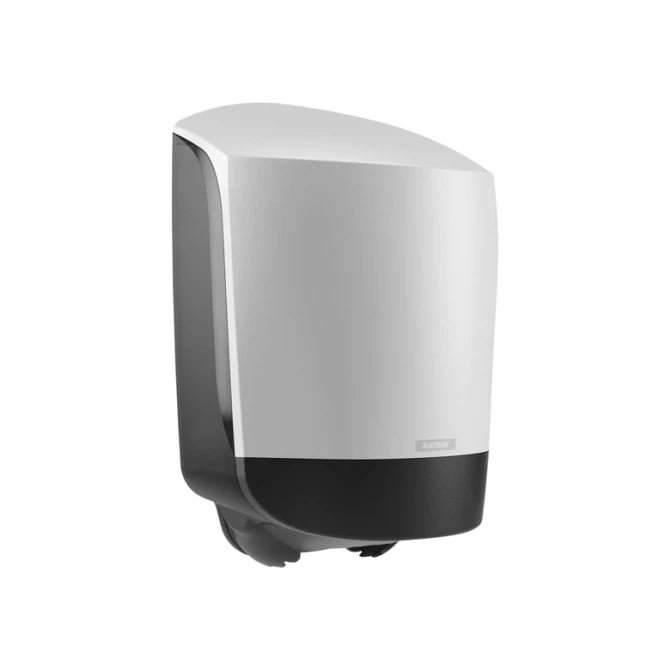Poetspapierdispenser Katrin medium wit 82216
