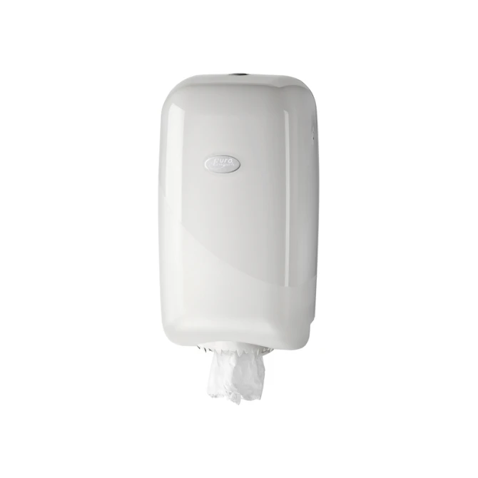 Poetspapierdispenser Pearl Line P17 klein wit 431105