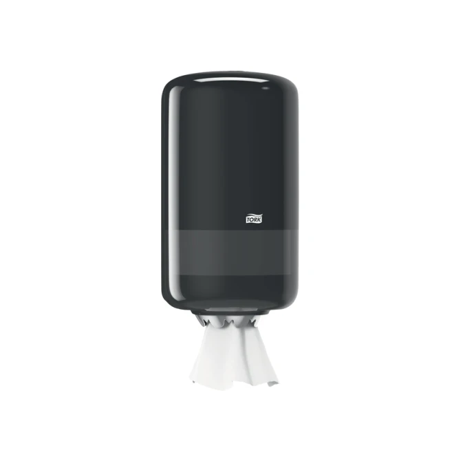 Poetspapierdispenser Tork M1 Elevation klein zwart 558008