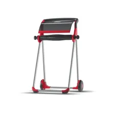 Poetspapierdispenser Tork W1 Performance vloerstandaard rood 652008