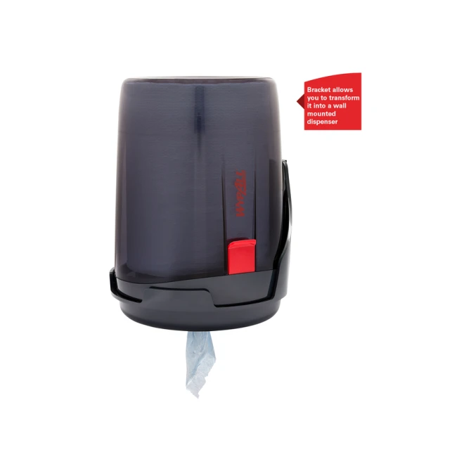 Poetspapierdispenser WypAll L10 Reach draagbare dispenser zwart 6221