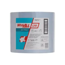 Poetsrol WypAll L10 Extra 1-laags 235mmx380m 1000 vel blauw 7472
