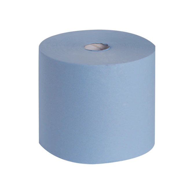 Poetsrol WypAll L10 Extra 1-laags 235mmx380m 1000 vel blauw 7472