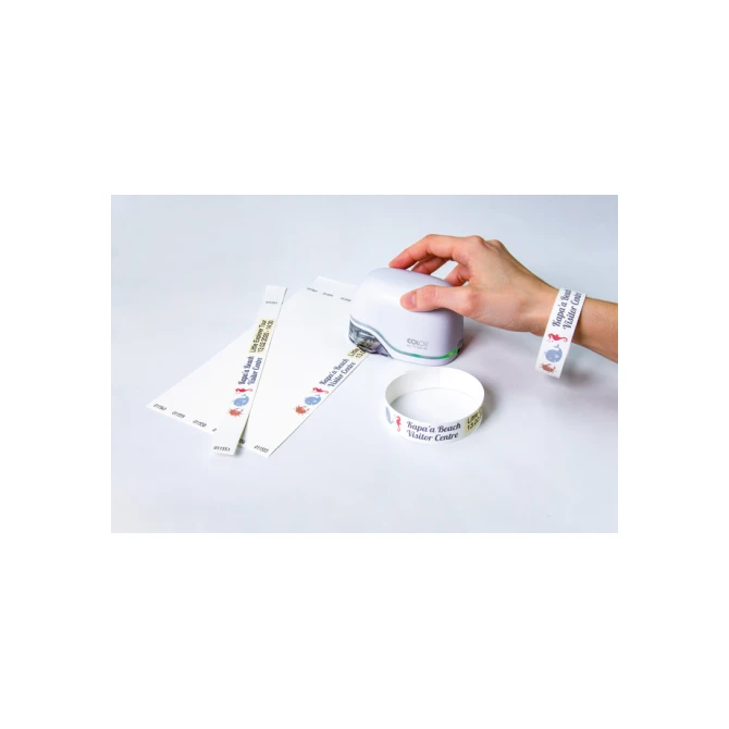 Polsband Colop E-mark 250x19mm 100 stuks wit