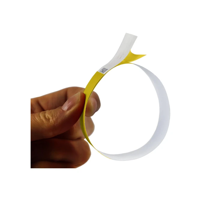 Polsband Combicraft Tyvek geel 100 stuks