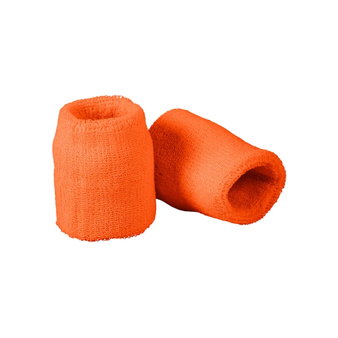 Polsband neon oranje (2st)