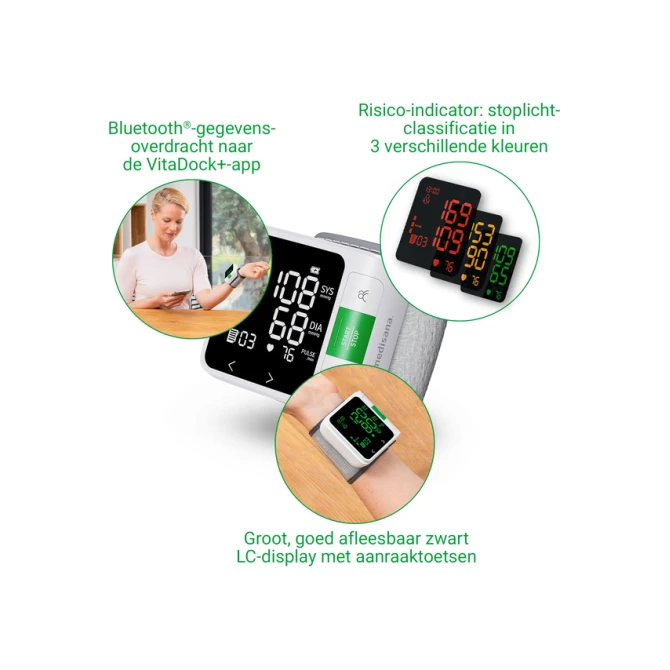 Polsbloeddrukmeter Medisana Connect BW 360