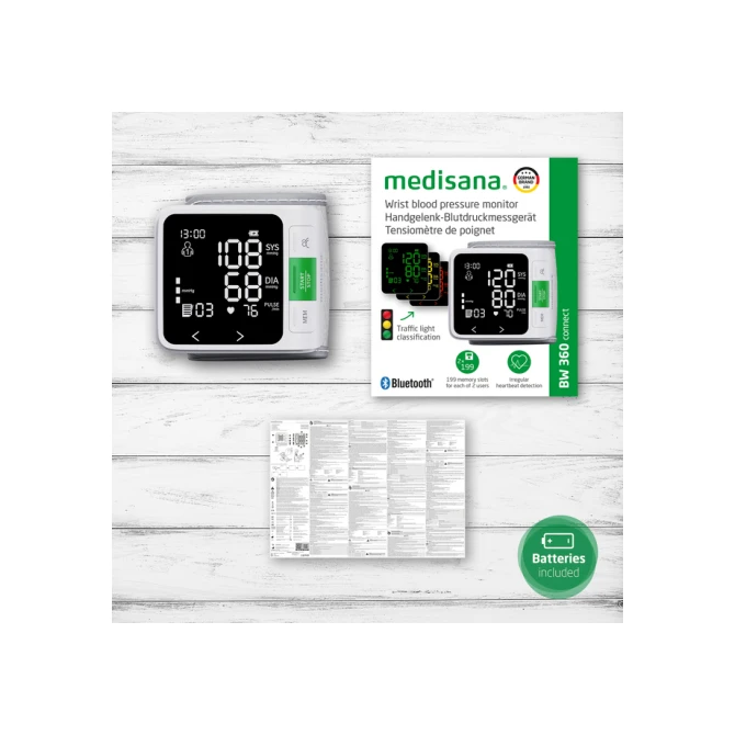 Polsbloeddrukmeter Medisana Connect BW 360