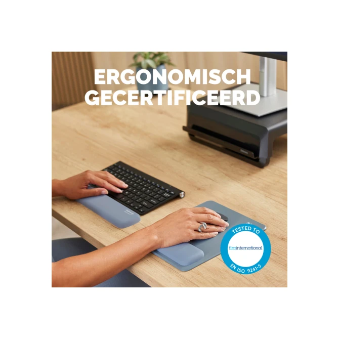 Polssteun Fellowes Breyta compact blauw