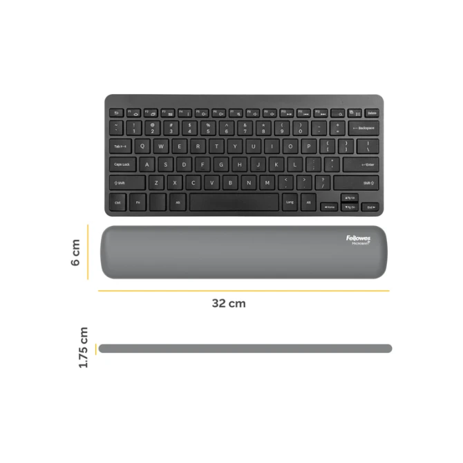 Polssteun Fellowes Breyta compact grijs