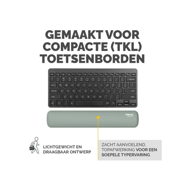 Polssteun Fellowes Breyta compact saliegroen