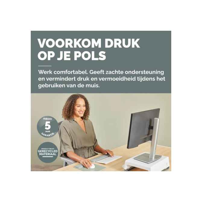 Polssteun Fellowes Breyta compact saliegroen