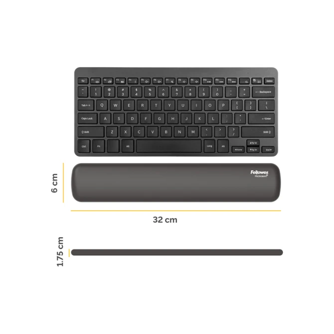 Polssteun Fellowes Breyta compact zwart