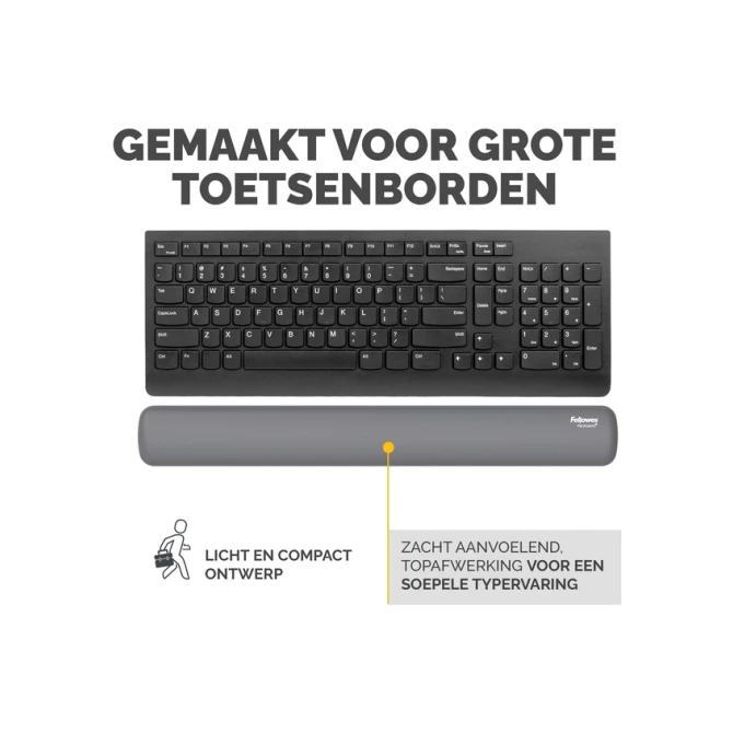 Polssteun Fellowes Breyta grijs