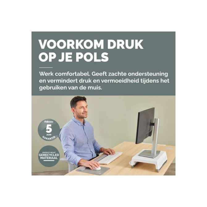 Polssteun Fellowes Breyta grijs