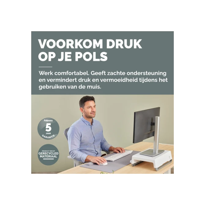 Polssteun Fellowes Breyta palm grijs