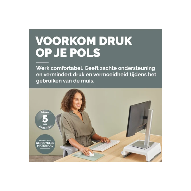 Polssteun Fellowes Breyta saliegroen