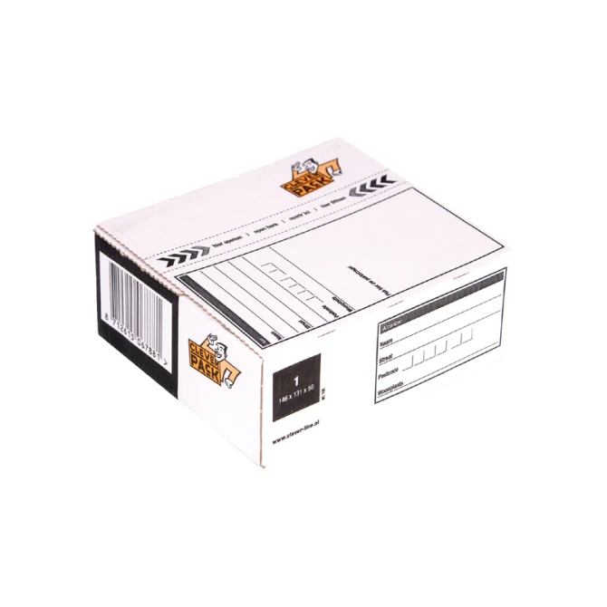 Postpakketbox 1 CleverPack 146x131x56mm wit pak à 25 stuks